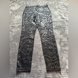 NWT Womens Size Medium INC Tay Zebra Pants